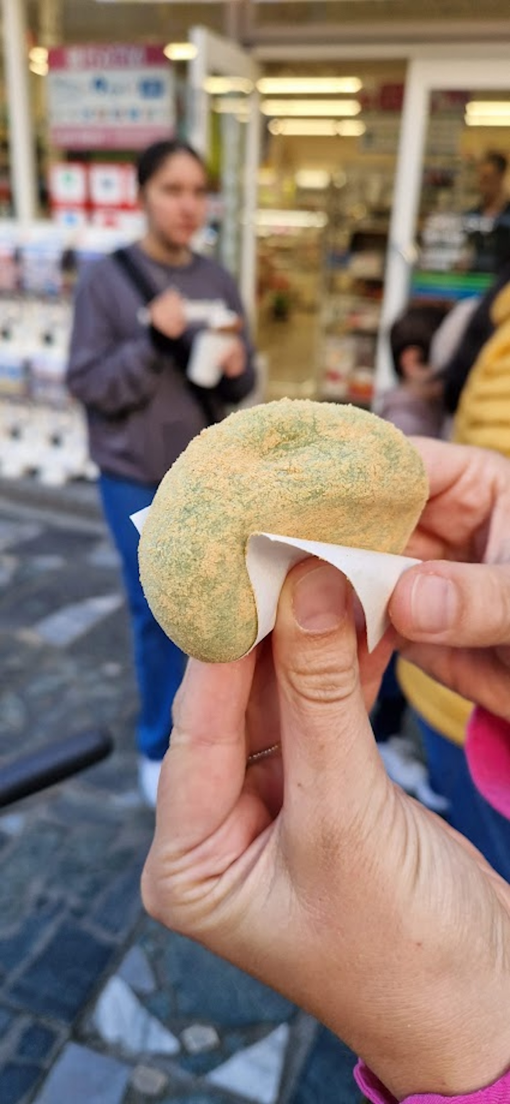 mochi eten in Nara