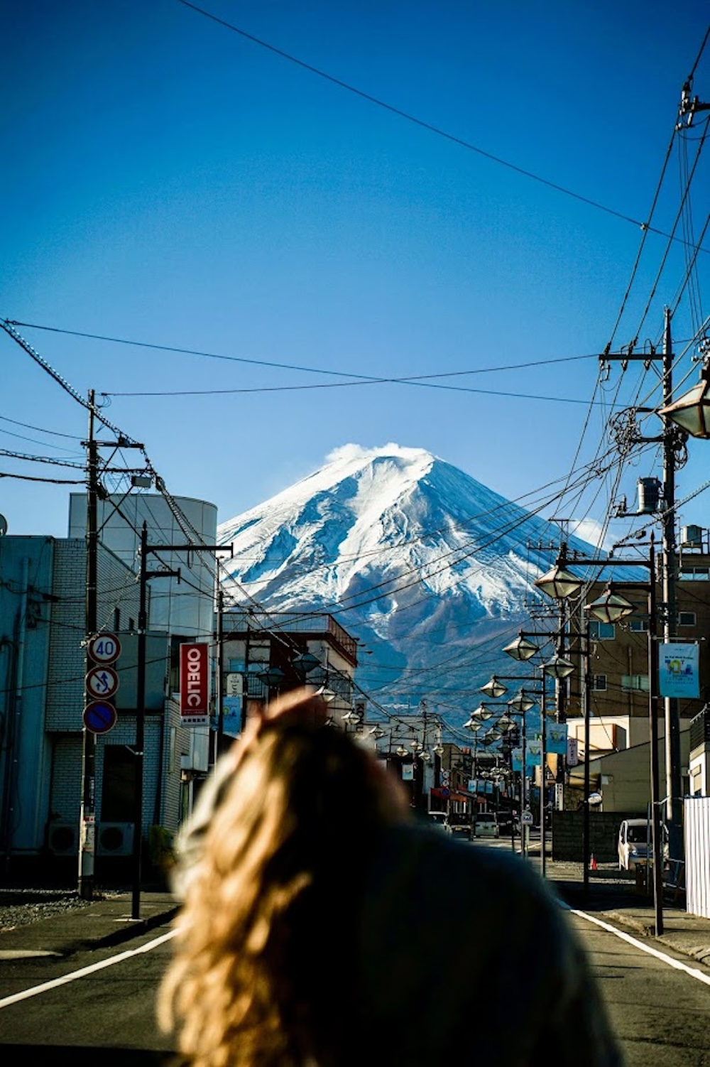 mount fuji, Fotopunt Honcho Street