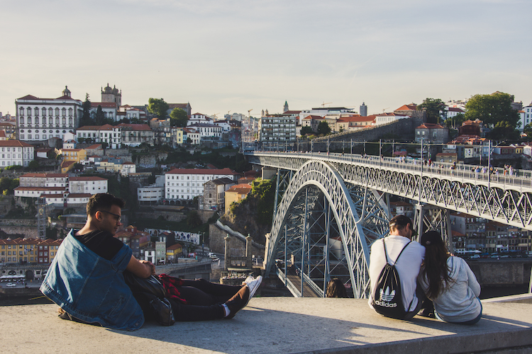 noord portugal Brug porto uitzicht