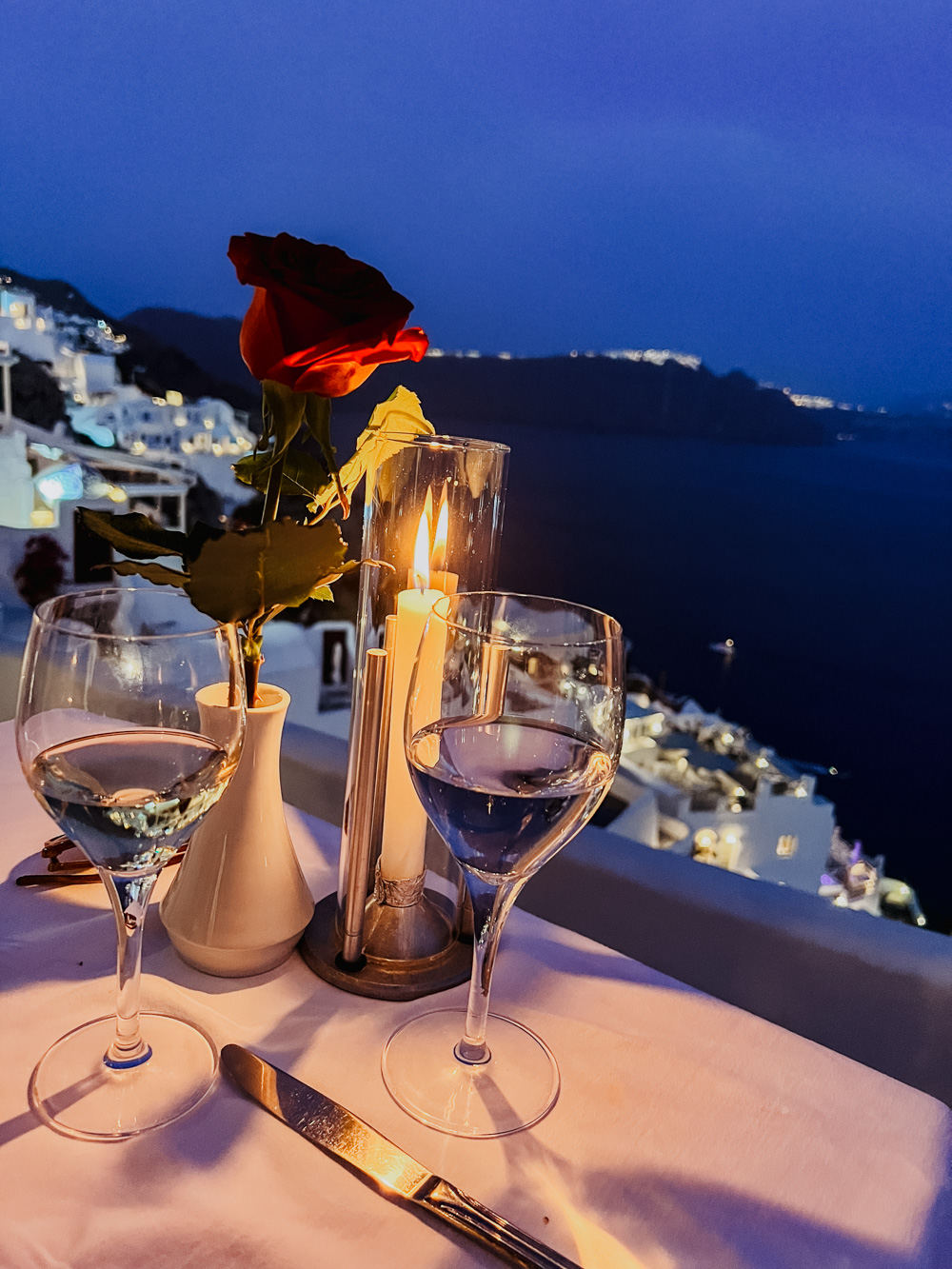 oia romantische restaurants