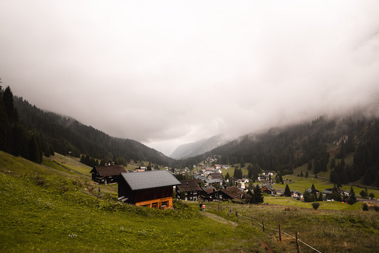 oostenrijk montafon dorpje