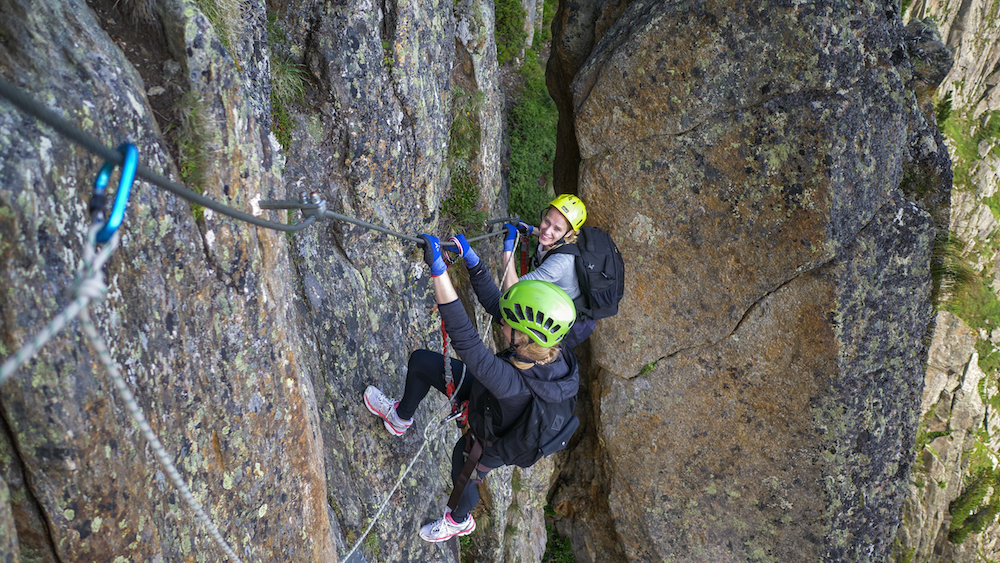 outdoor activiteiten in stubaital zomer Klettersteigen