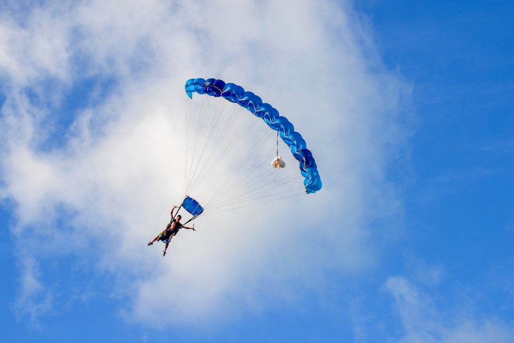 parachute springen, australie oostkust