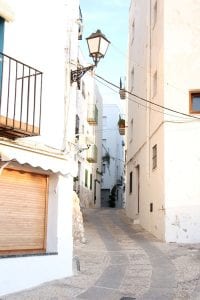 peniscola straatje in spanje