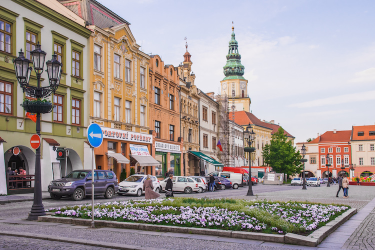 plein in Kromeriz moravie