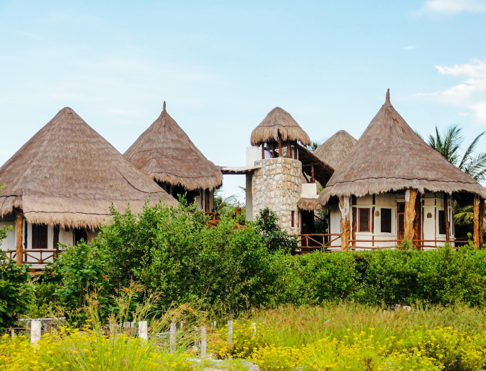 rieten dak, Holbox