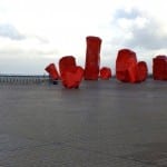 rode blokken kunst oostende