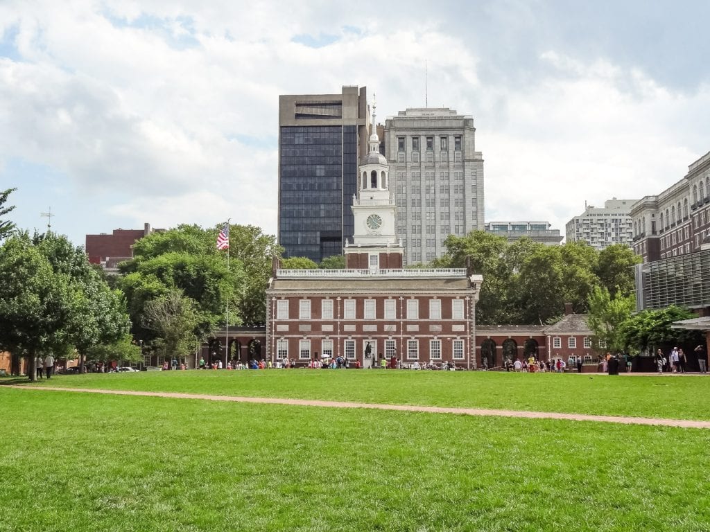 rondreis amerika unesco philadelphia independence hall_