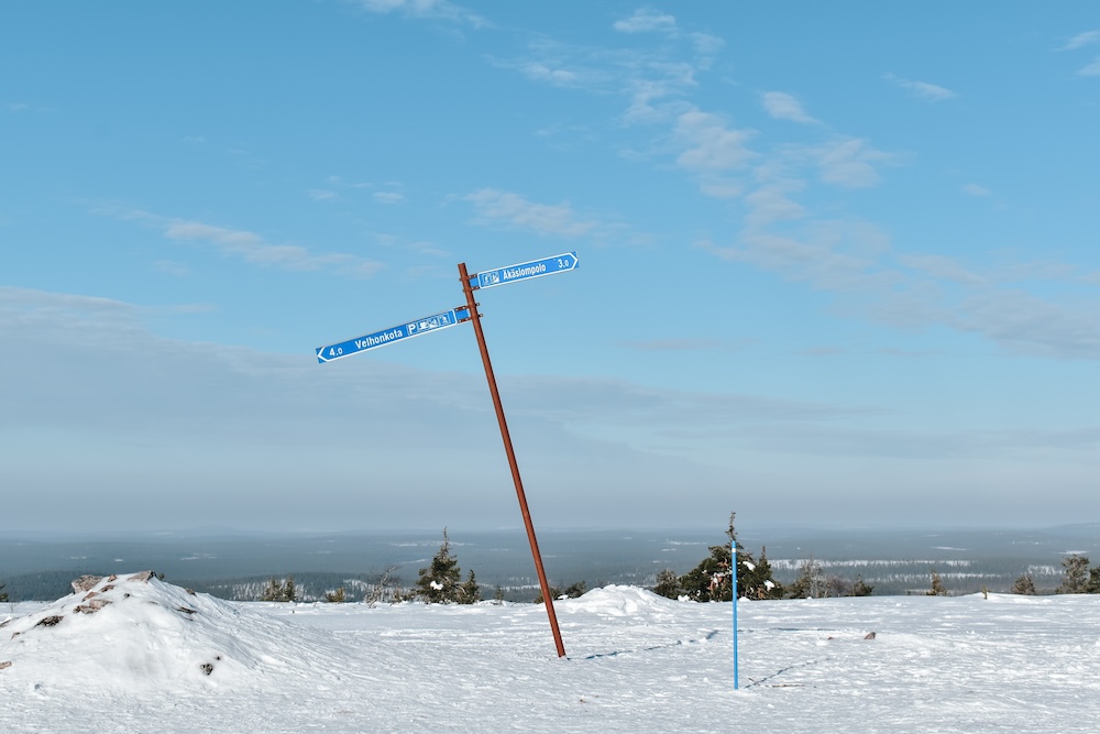 routewijzer sneeuwschoenwandelen