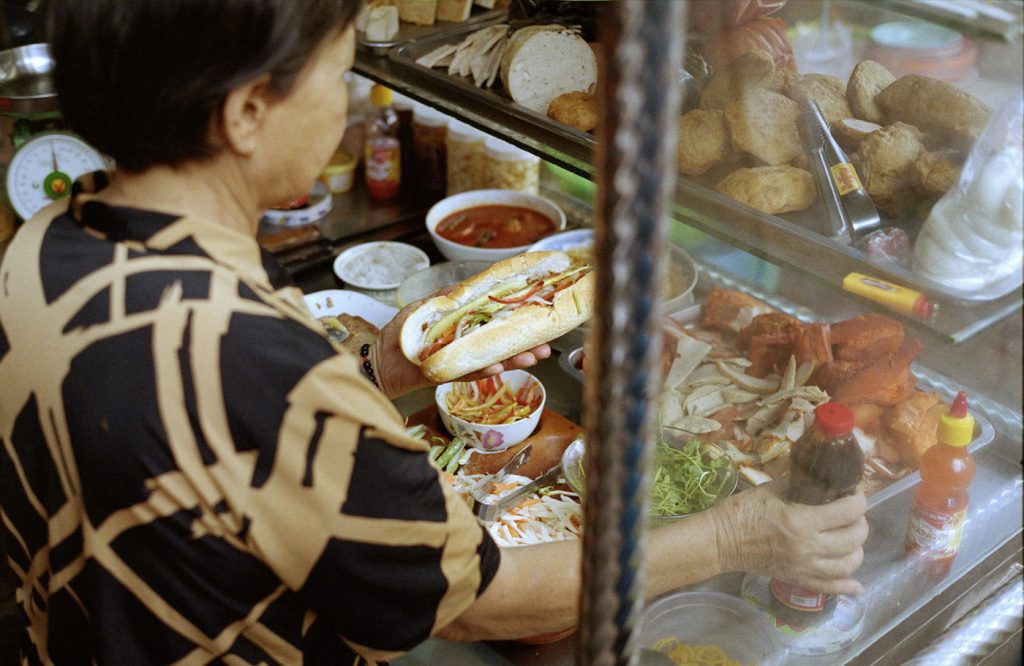 saigon vietnam Banh Mi stalletje