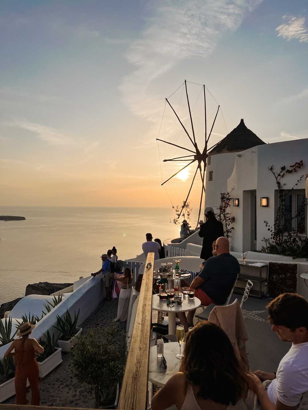 santorini oia zonsondergang