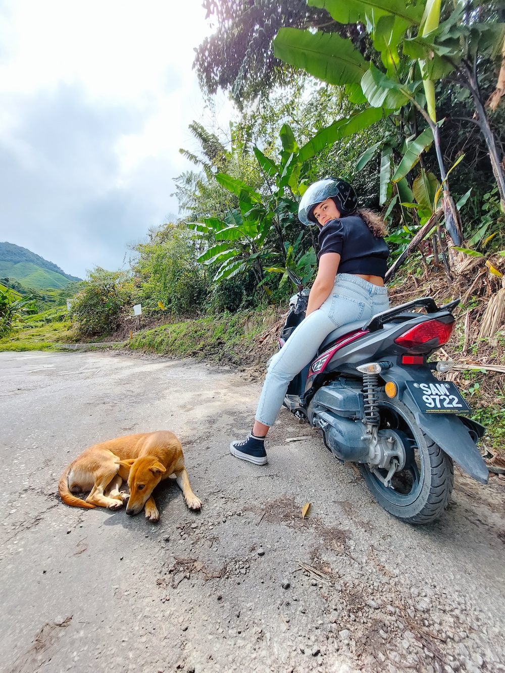 scooter rijden Cameron Highlands