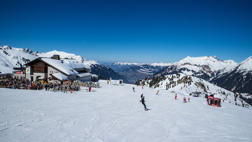 silvretta Montafon in oostenrijk