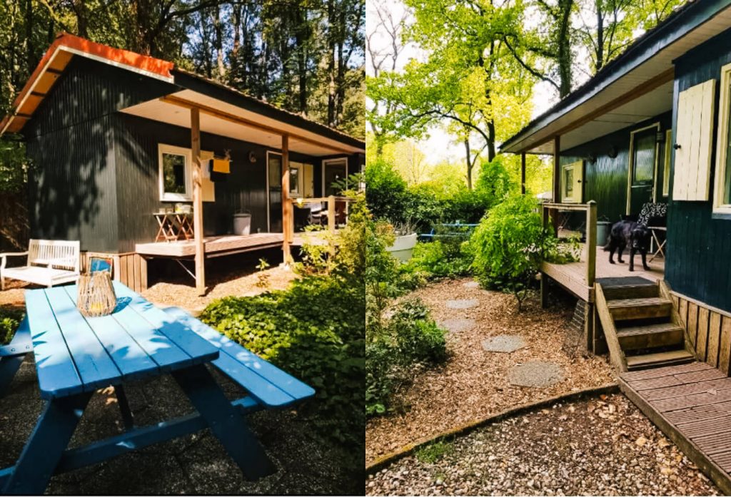 slapen in het bos bij Flierefluiter