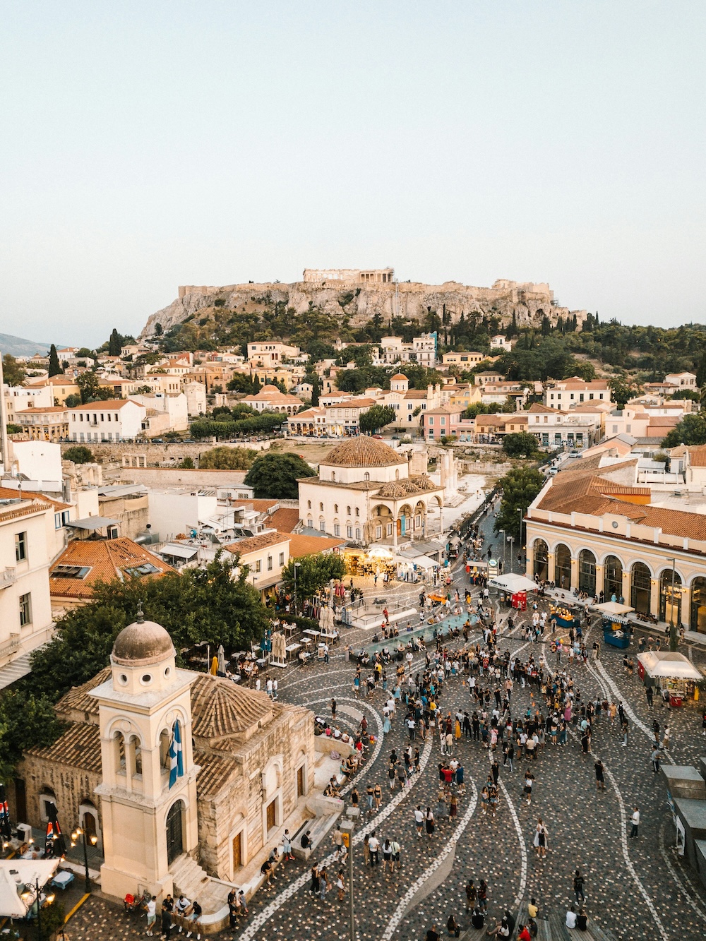 stedentrip Athene, overzicht stad