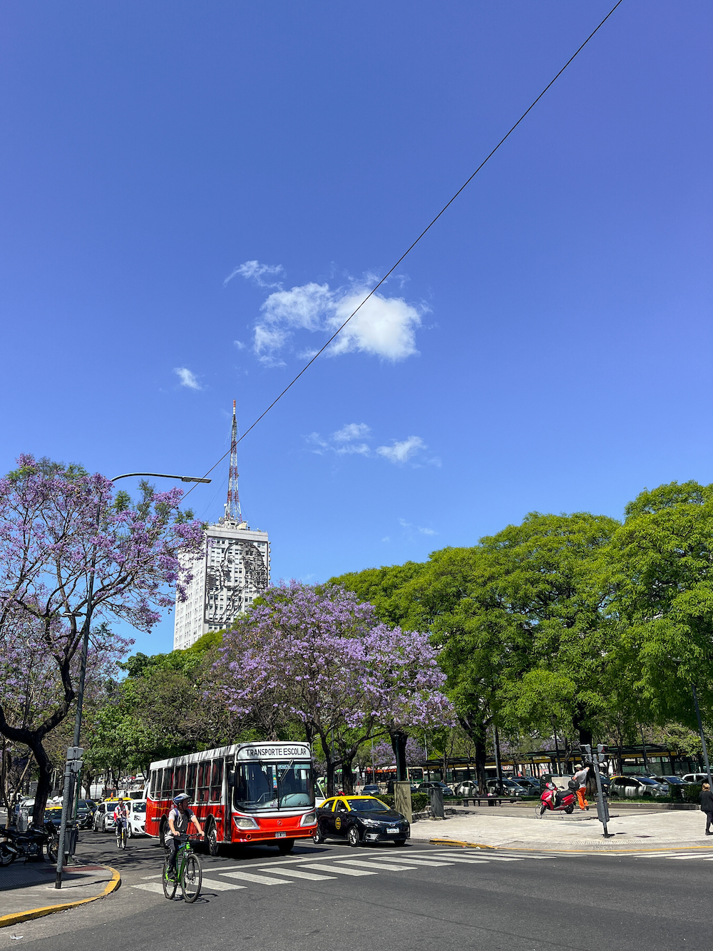 straat 9 de Julio, Buenos Aires