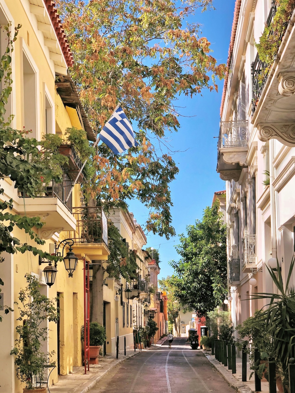 straat in Athene