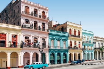 straat in Havana, Cuba