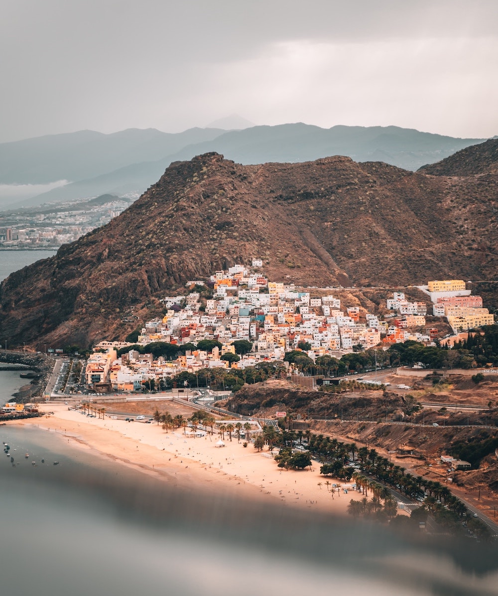 strand tenerife Playa de las Teresitas stranden