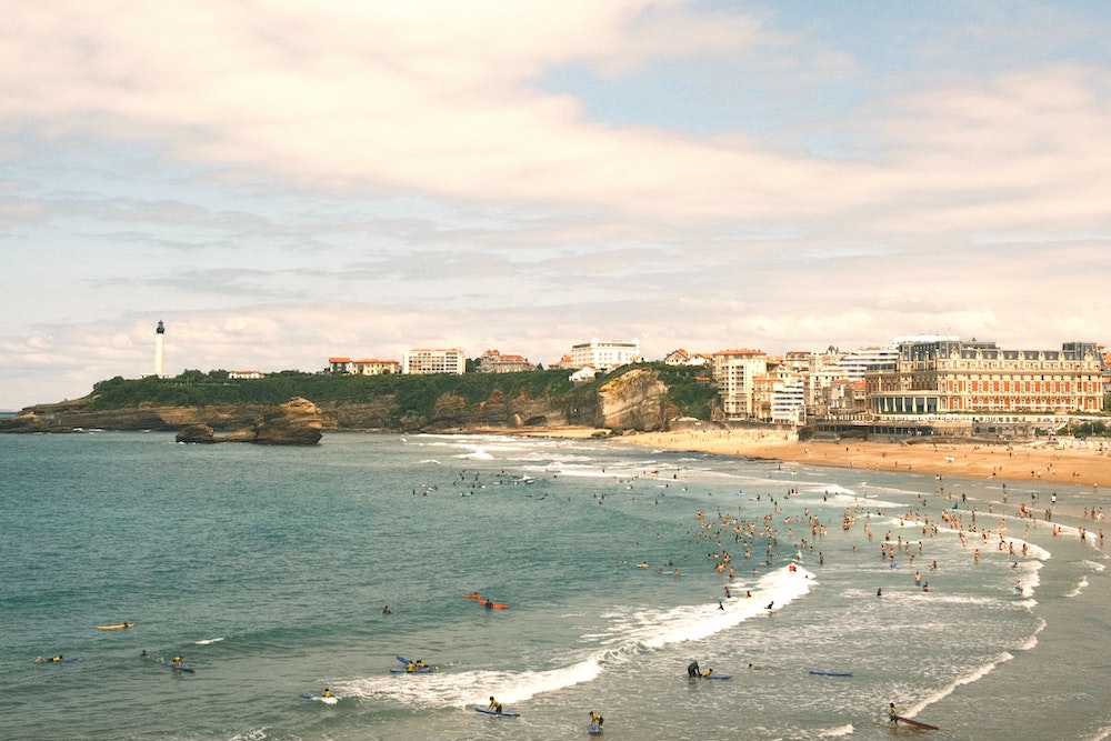 strand van Biarritz