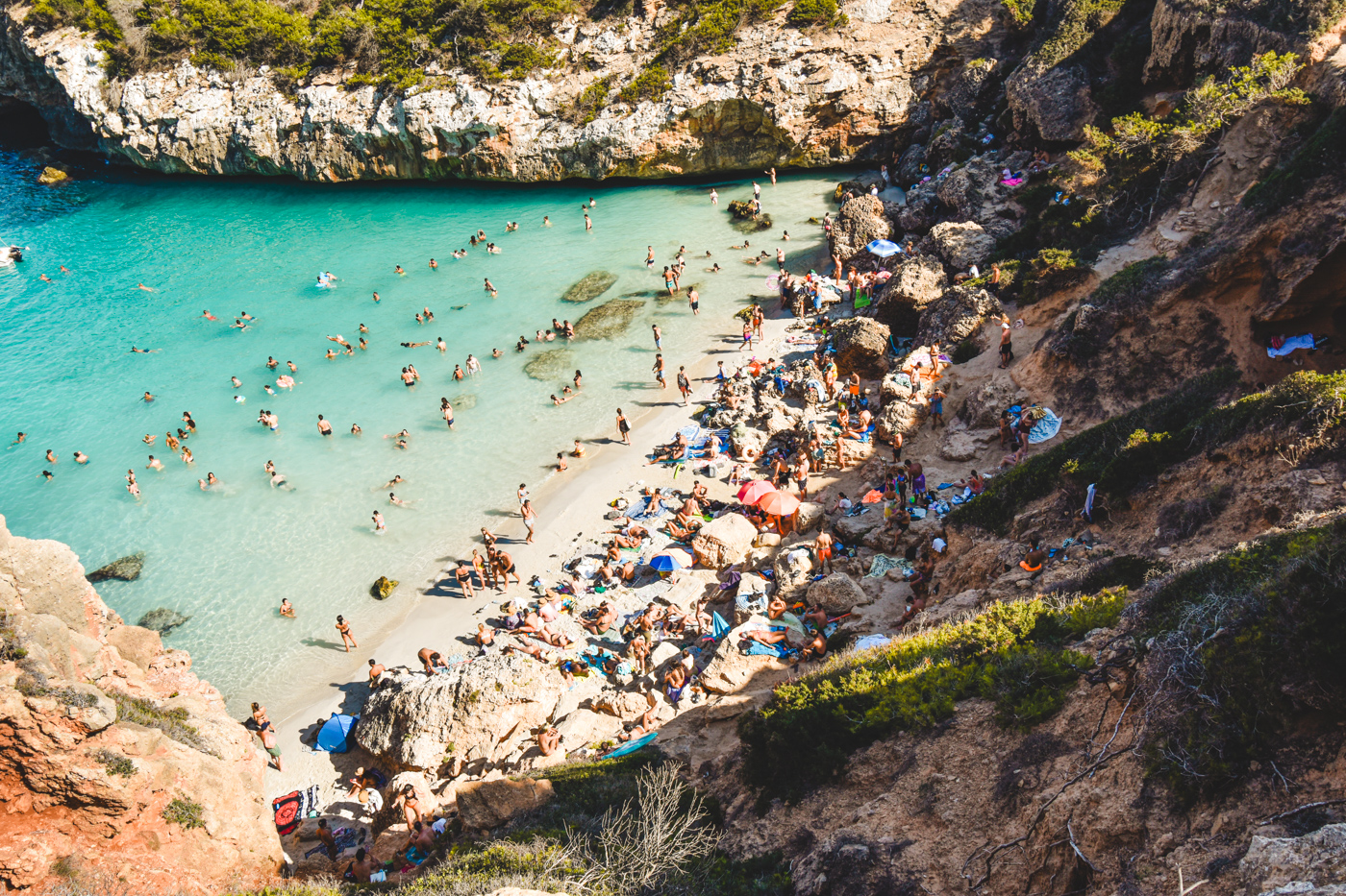 strandjes mallorca calo des moro