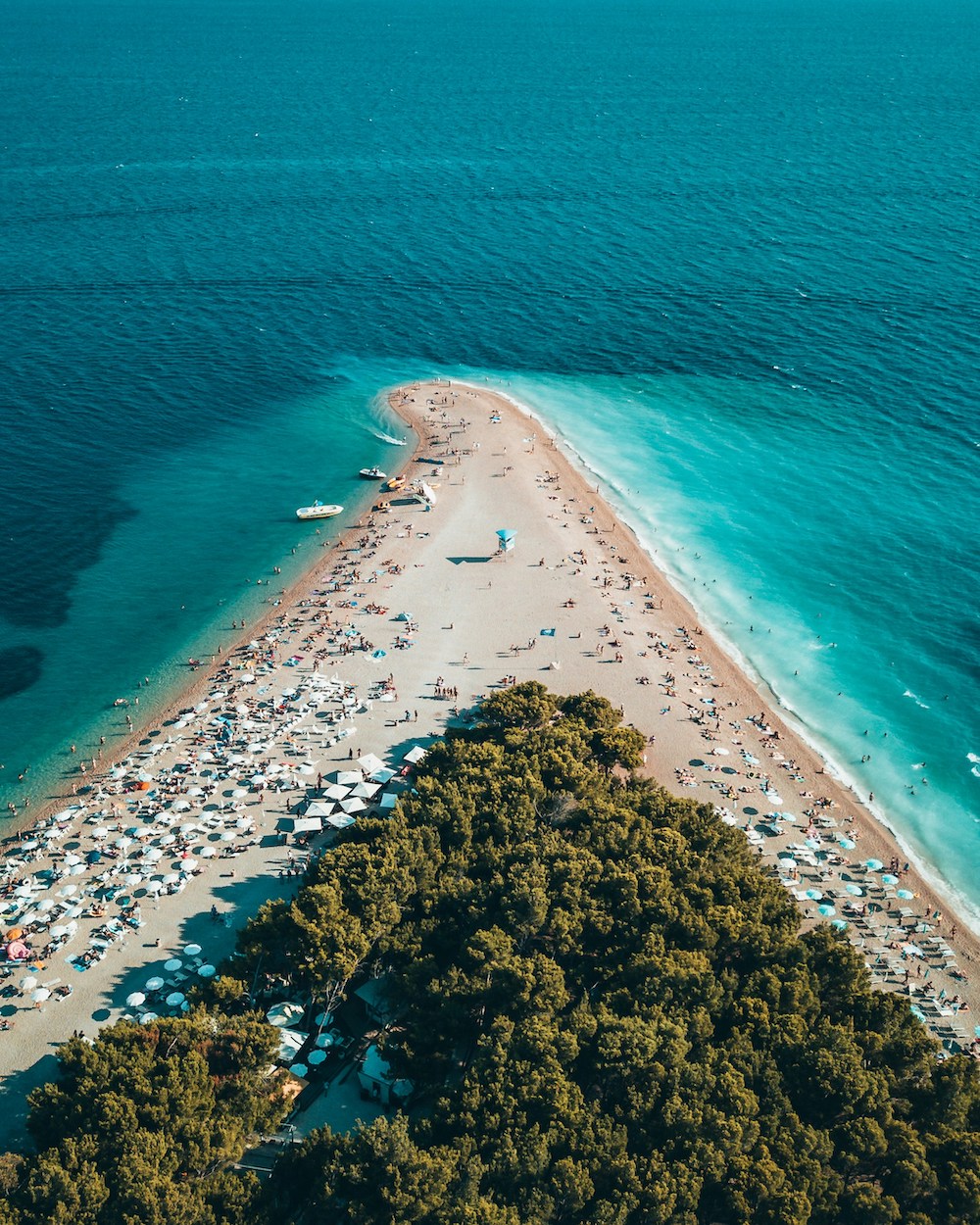 strandvakantie europa Zlatni Rat beach kroatie