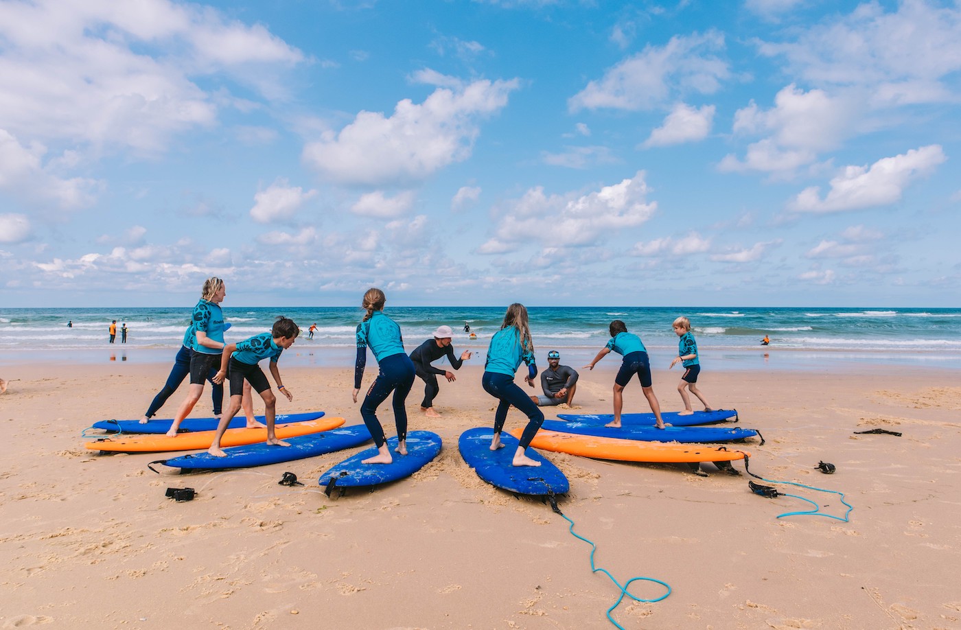 surfvakantie frankrijk gezin