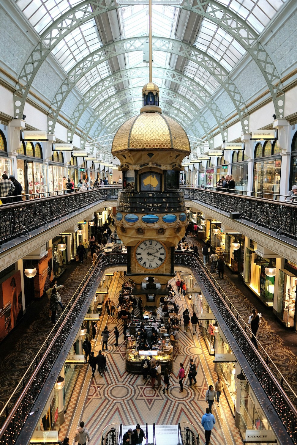 sydney bezienswaardigheden Queen Victoria building