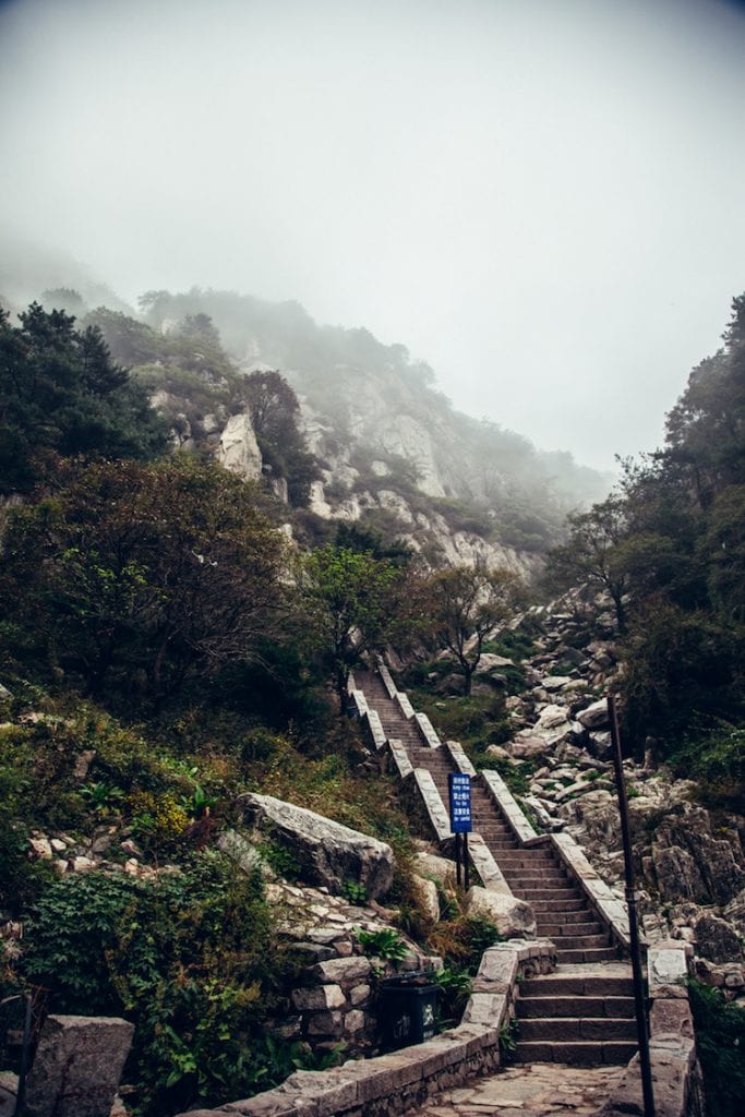 taishan china heilige berg