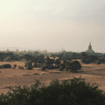 tempels bagan myanmar uitzicht