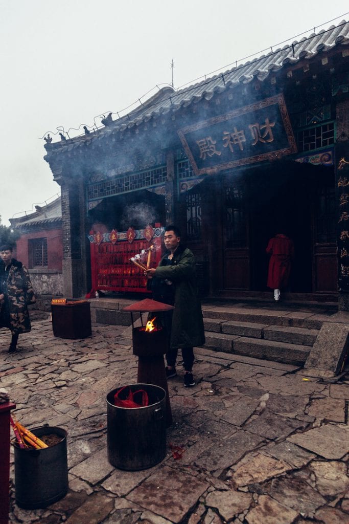 tempels taishan china heilige berg