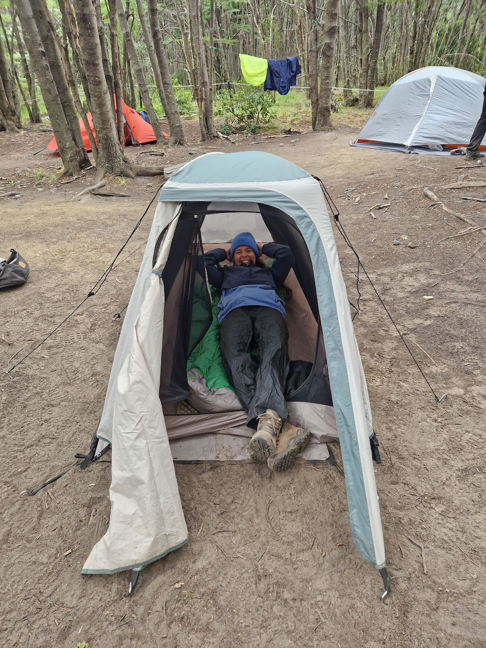 tent in Torres del Paine