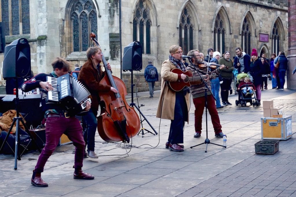 the shambles York binnenstad optreden