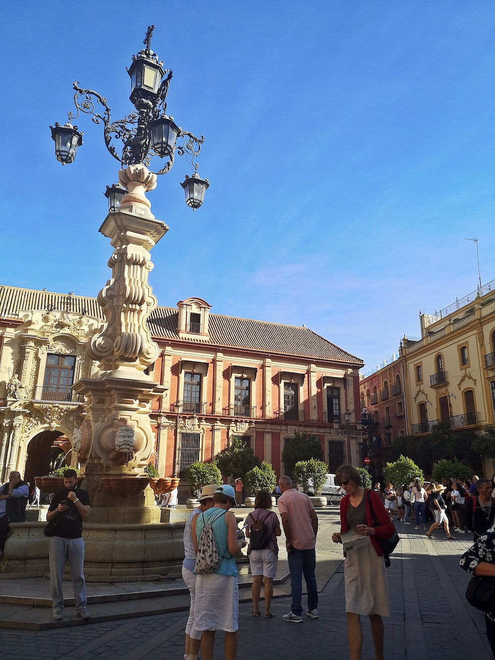 tijdens sevilla fietstour