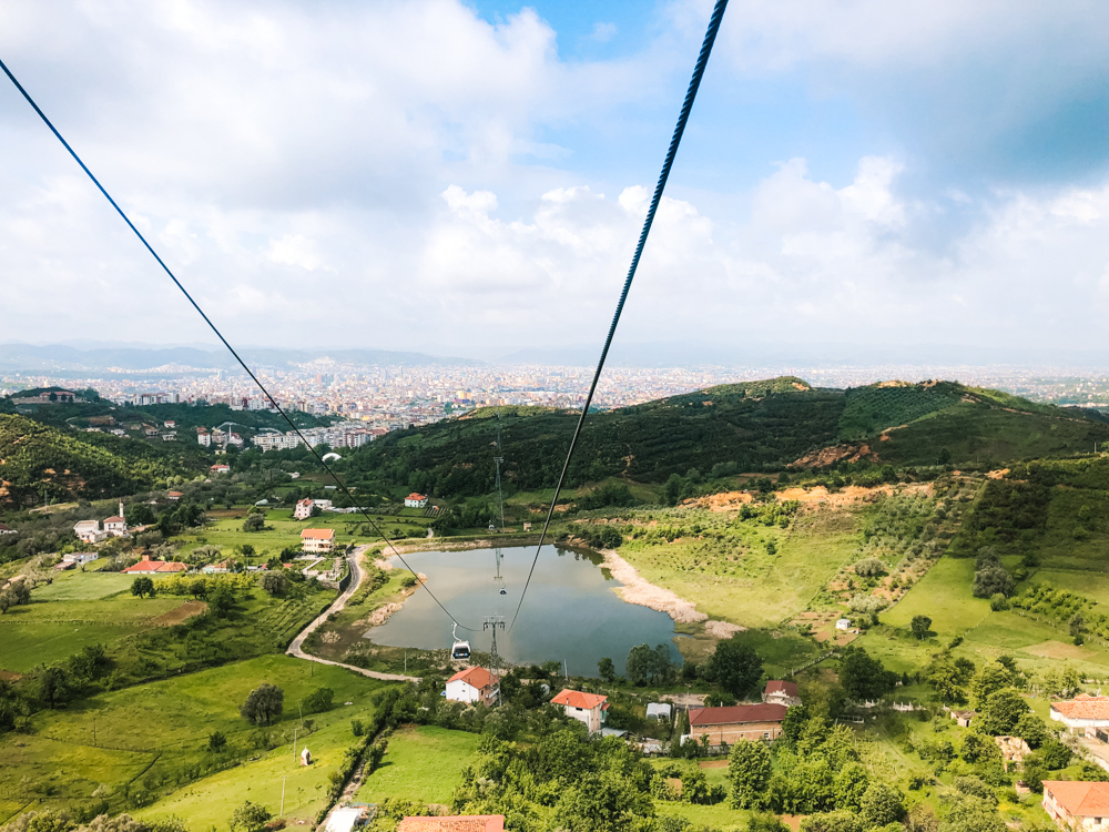 tirana Albanie kabelbaan