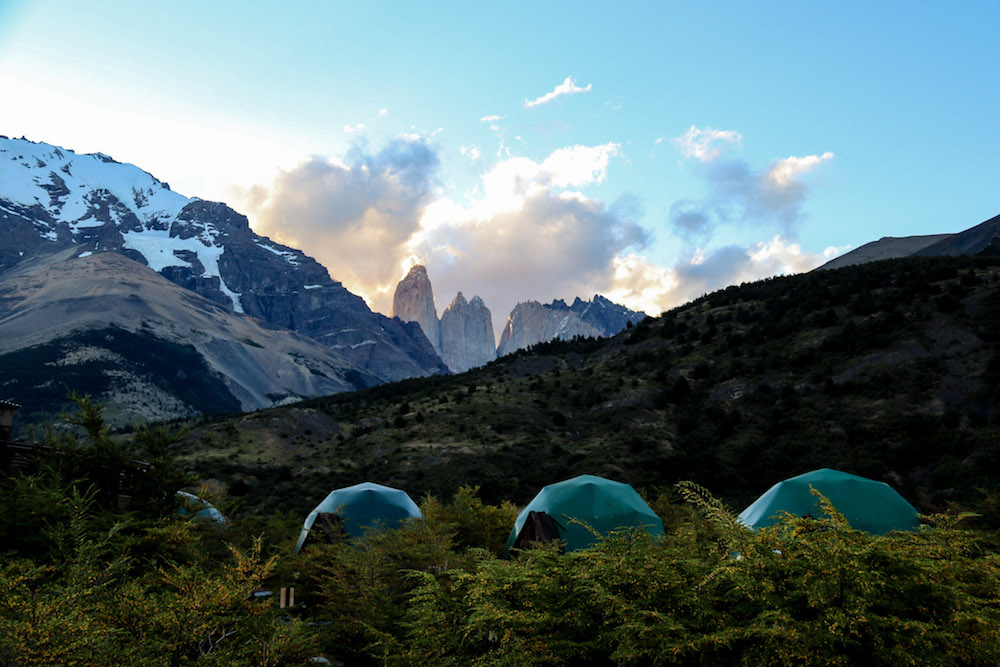 torres del paine ecocamp domes w-trek