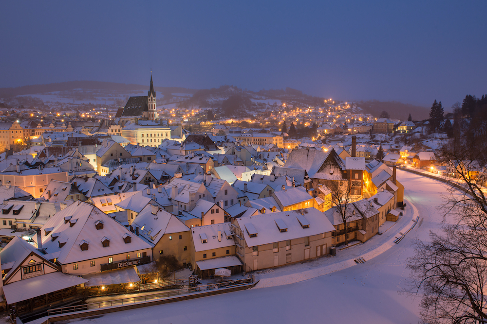 trein tsjechie Cesky Krumlov