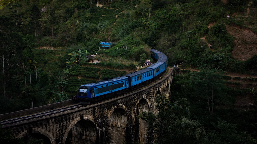 trein tussen Kandy en Ella