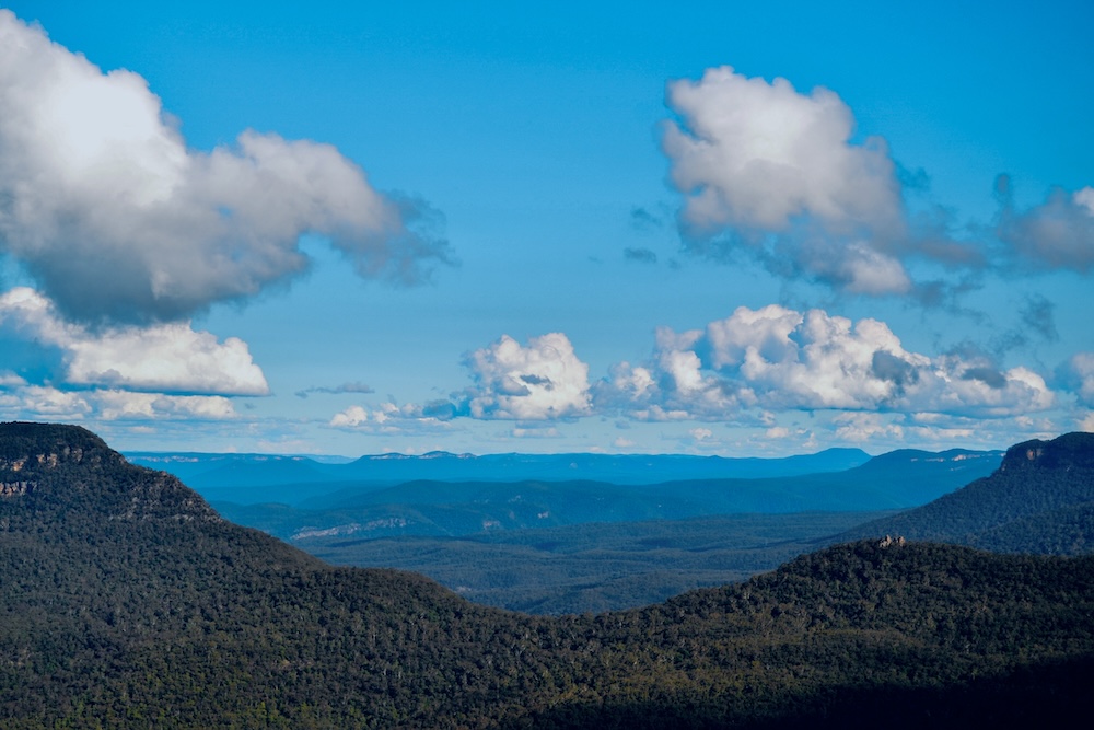 uitzicht blue mountians sydney