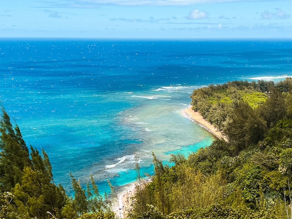 uitzicht op zee, Kalalau Trail