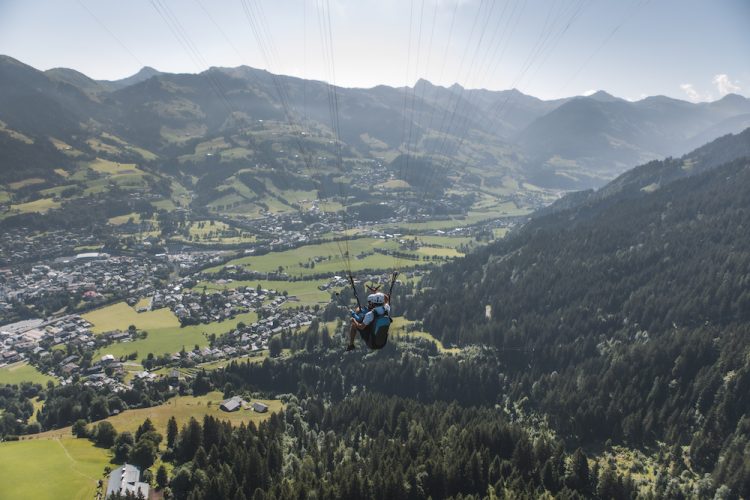 uitzicht paragliden oostenrijk