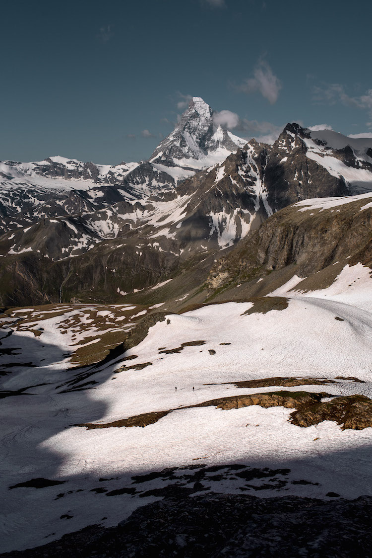 uitzichten in de zwitserse alpen