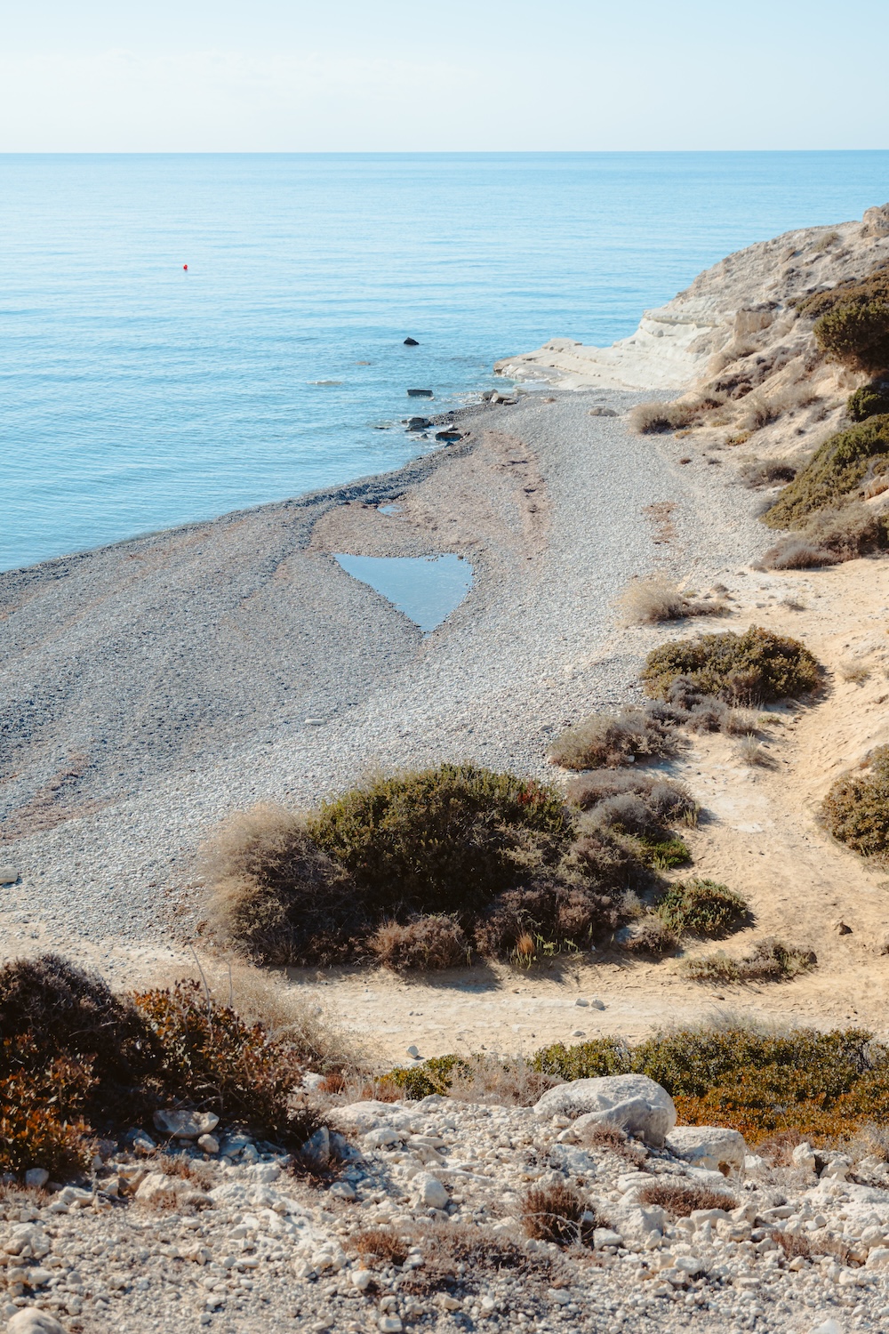 verstopte baai, Kaap Aspro