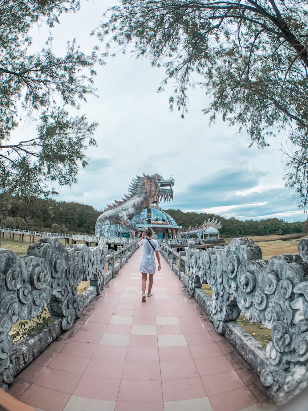 vietnam abandoned waterpark backpack route hue