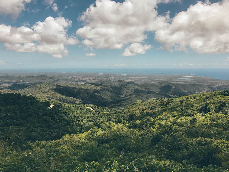 Topes de Collantes viewpoint Vegas Grande Waterfall Trinidad cuba