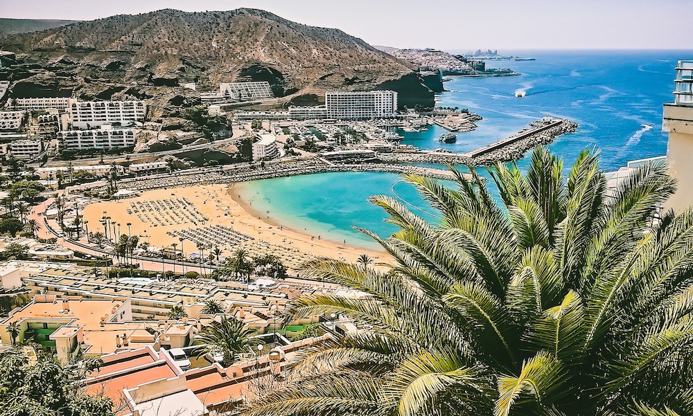 waar schijnt de zon in oktober gran canaria