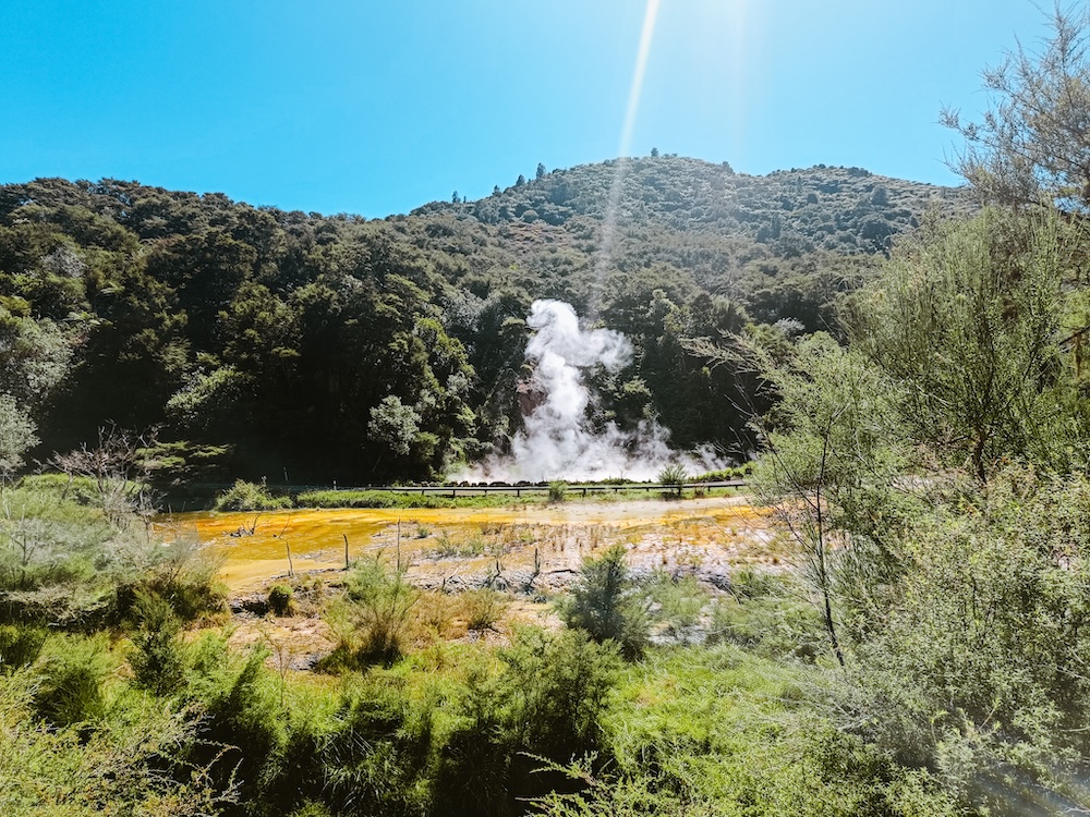 waiotapu, Noordereiland Nieuw-Zeeland