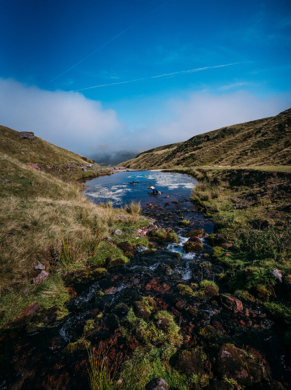 wales ierland Llyn y Fan Fach, Carmarthenshire