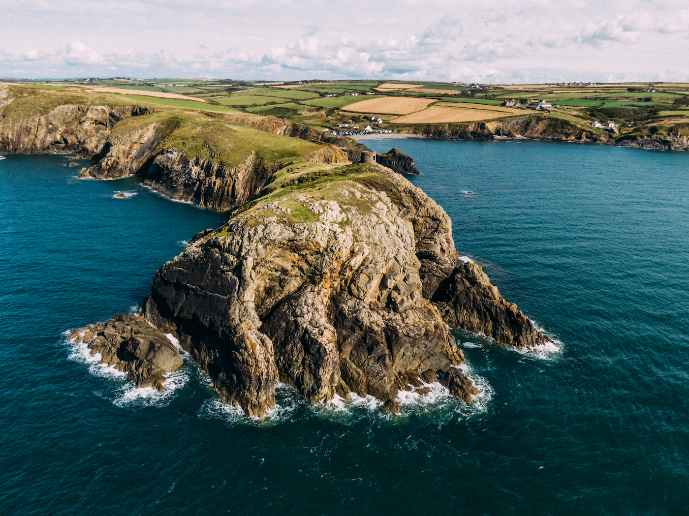 wales ierland keltische kustroute Abereiddy, Pembrokeshire