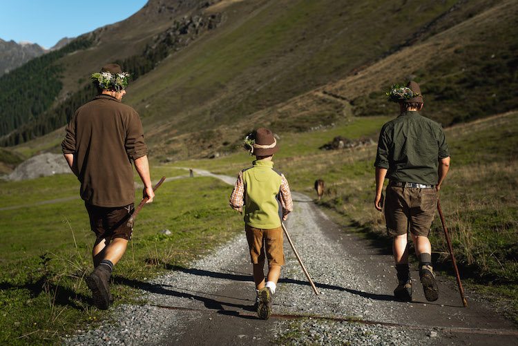 wandelaars montafon wandelroute oostenrijk